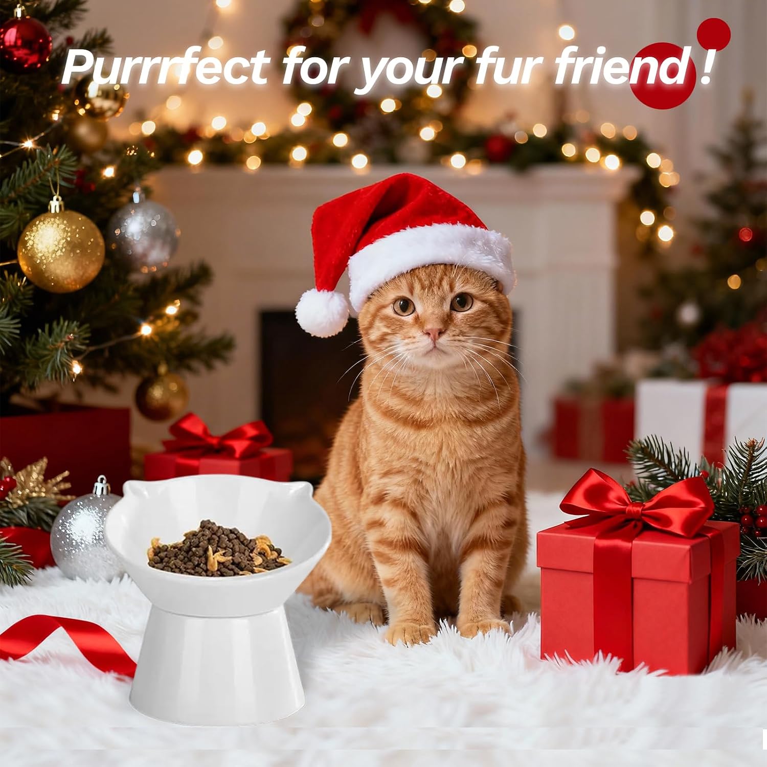 Thumbnail 6 de Detachable Raised Cat Bowls 15° elevated bowl