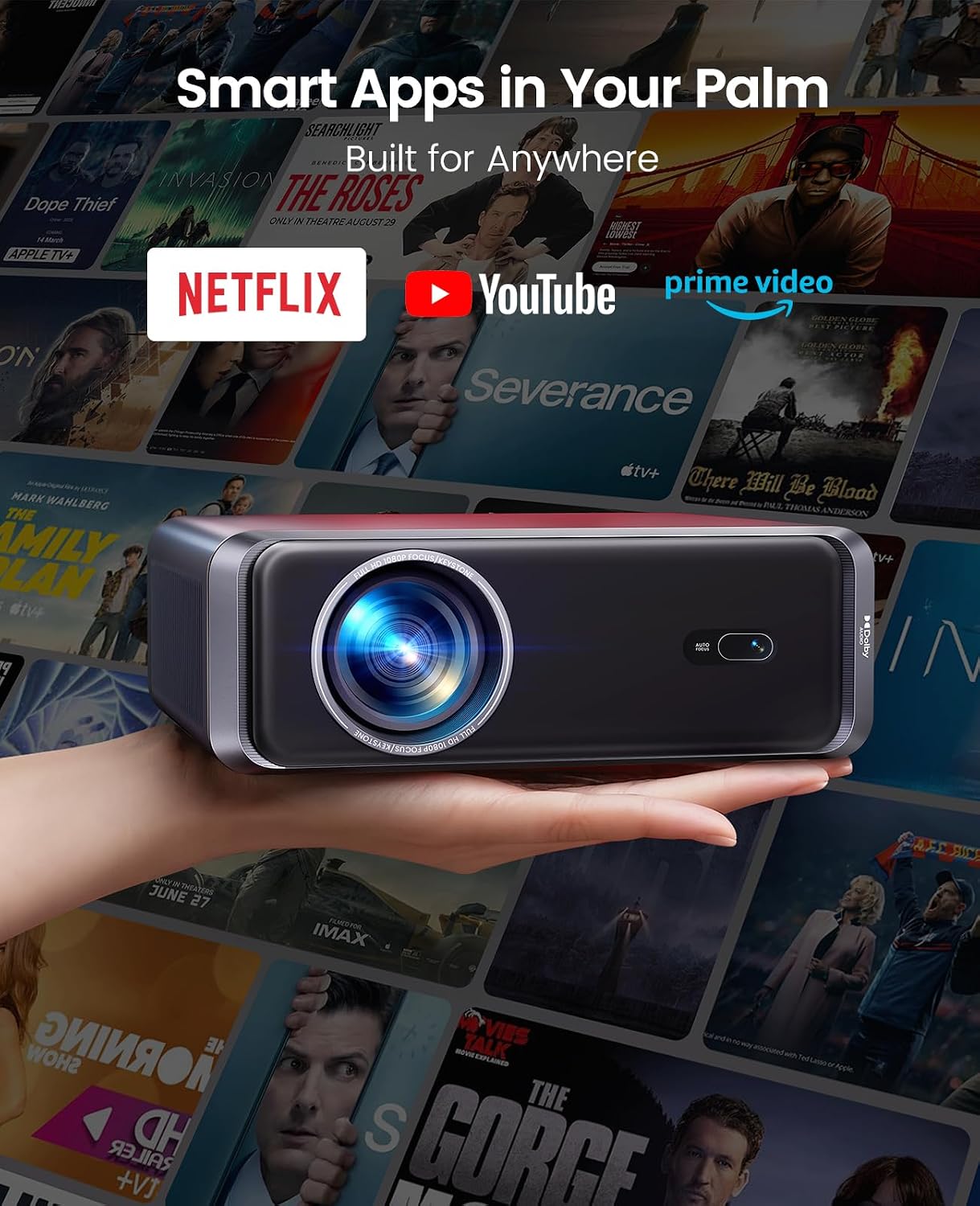 Thumbnail 1 de Smart Projector 4K with Netflix Included: A practical all‑in‑one home cinema