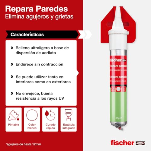 Thumbnail 2 de fischer Masilla Adhesiva Repara Paredes 75 ml