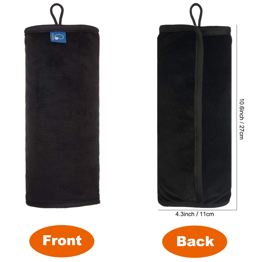 Thumbnail 2 de COOLBEBE Seat Belt Pillow for Kids, Soft Velvet Shoulder Pad, Black