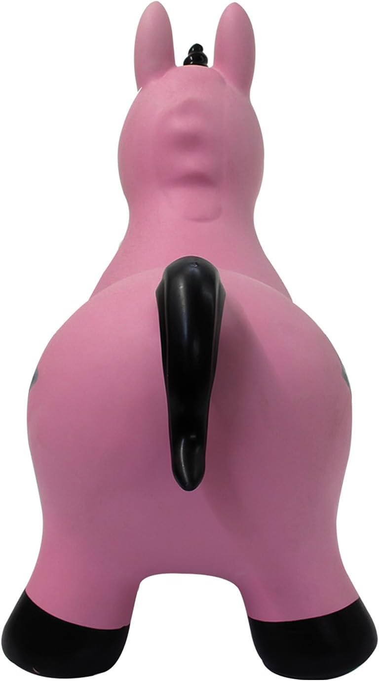 Detalle 2 de JAMARA 460453 Hüpftier Einhorn HoppyDoo – hüpfender Spielspaß mit Pumpe für Kinder ab 12 Monaten