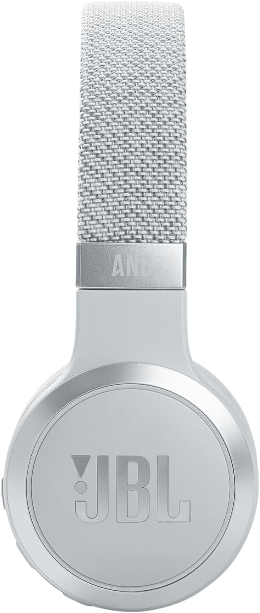 Detalle de JBL Live 460NC Blanc – Casque sans fil à réduction de bruit et autonomie jusqu’à 50 h