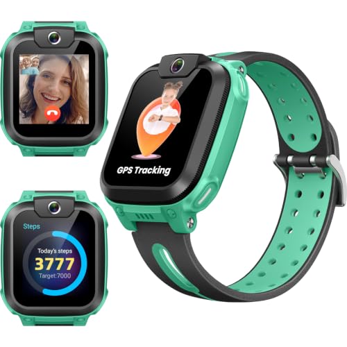 Detalle de imoo Z1 Kids Smart Watch for Boys with GPS Tracker & Video Call, IPX8 Blue