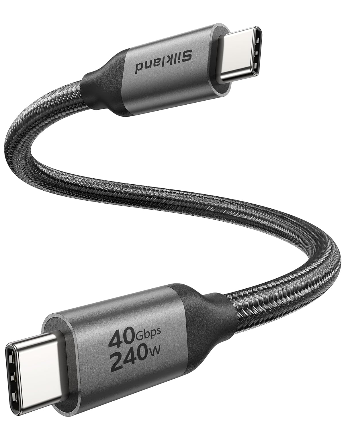 Detalle de Silkland USB4 Kabel 30 cm, 40 Gbps, 240 W