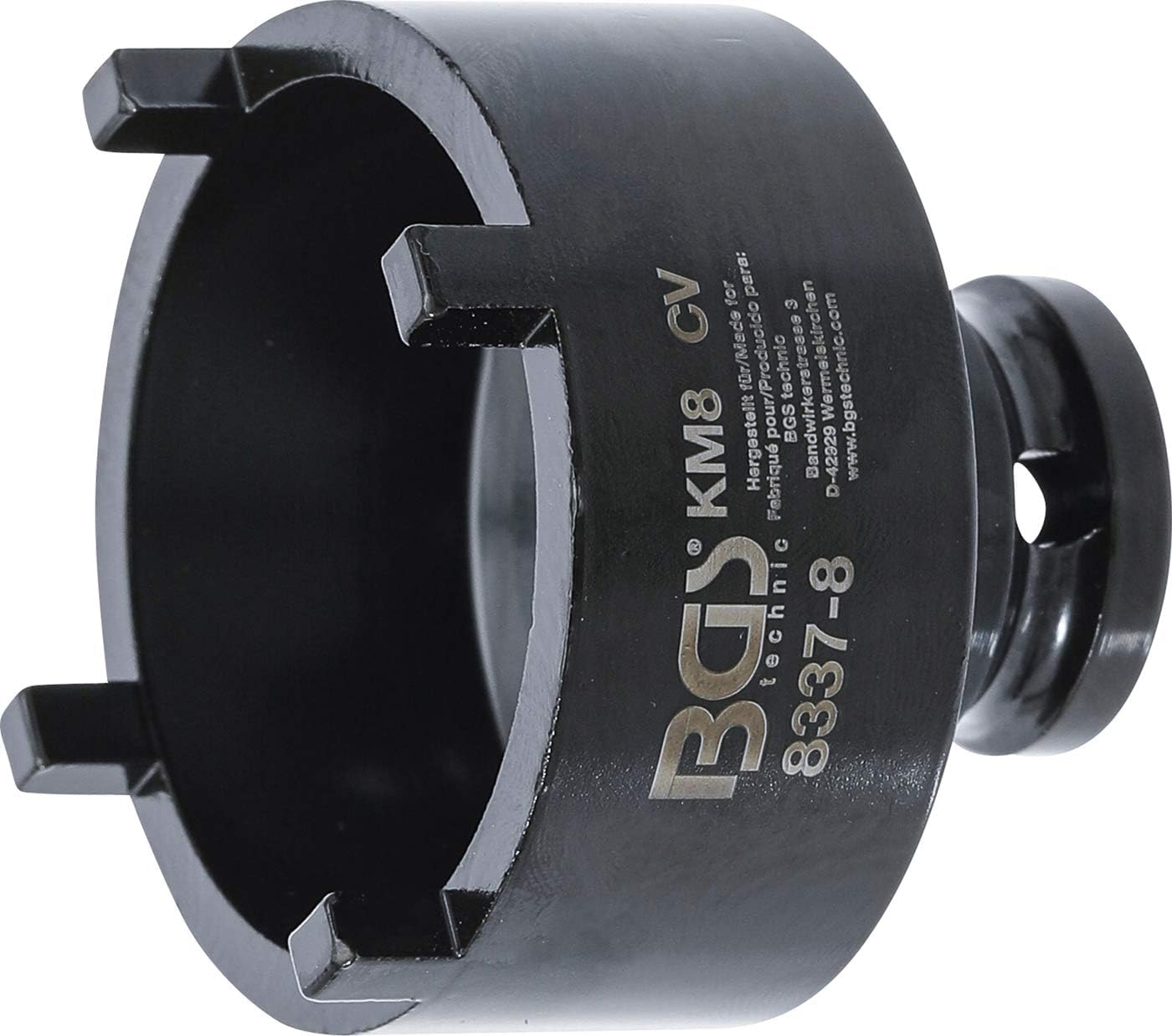 Thumbnail 3 de BGS 8337-8 Groove Nut Socket (external tooth) for DIN 981 grooved nuts – KM8