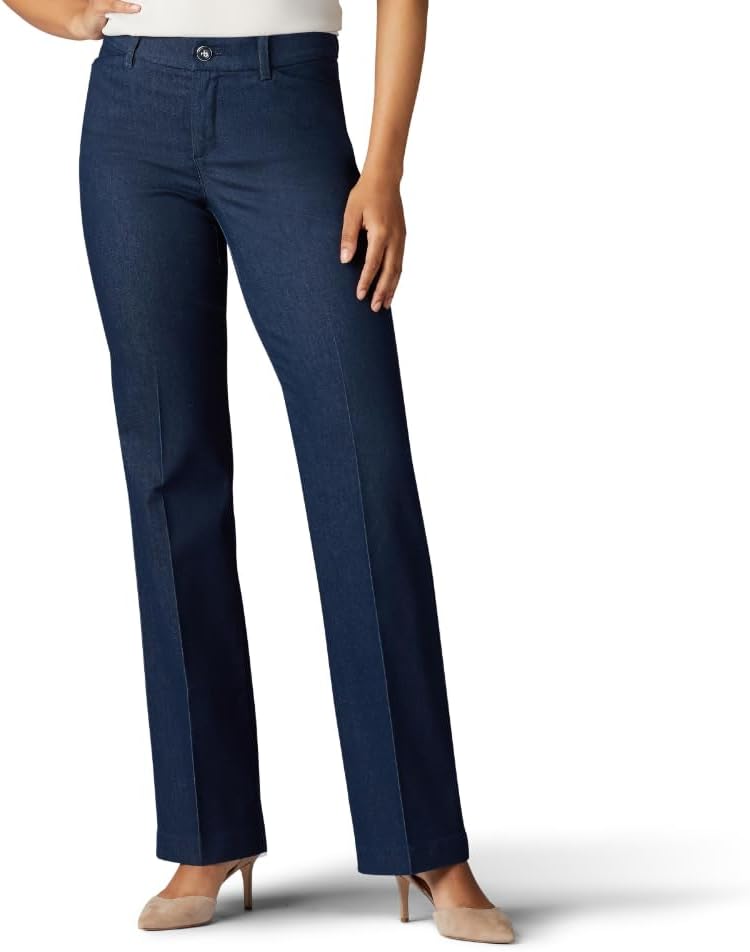 Thumbnail 5 de Lee Women’s Flex Motion Regular Fit Trouser Pant (Work-Ready Mid-Rise Dress Pants)