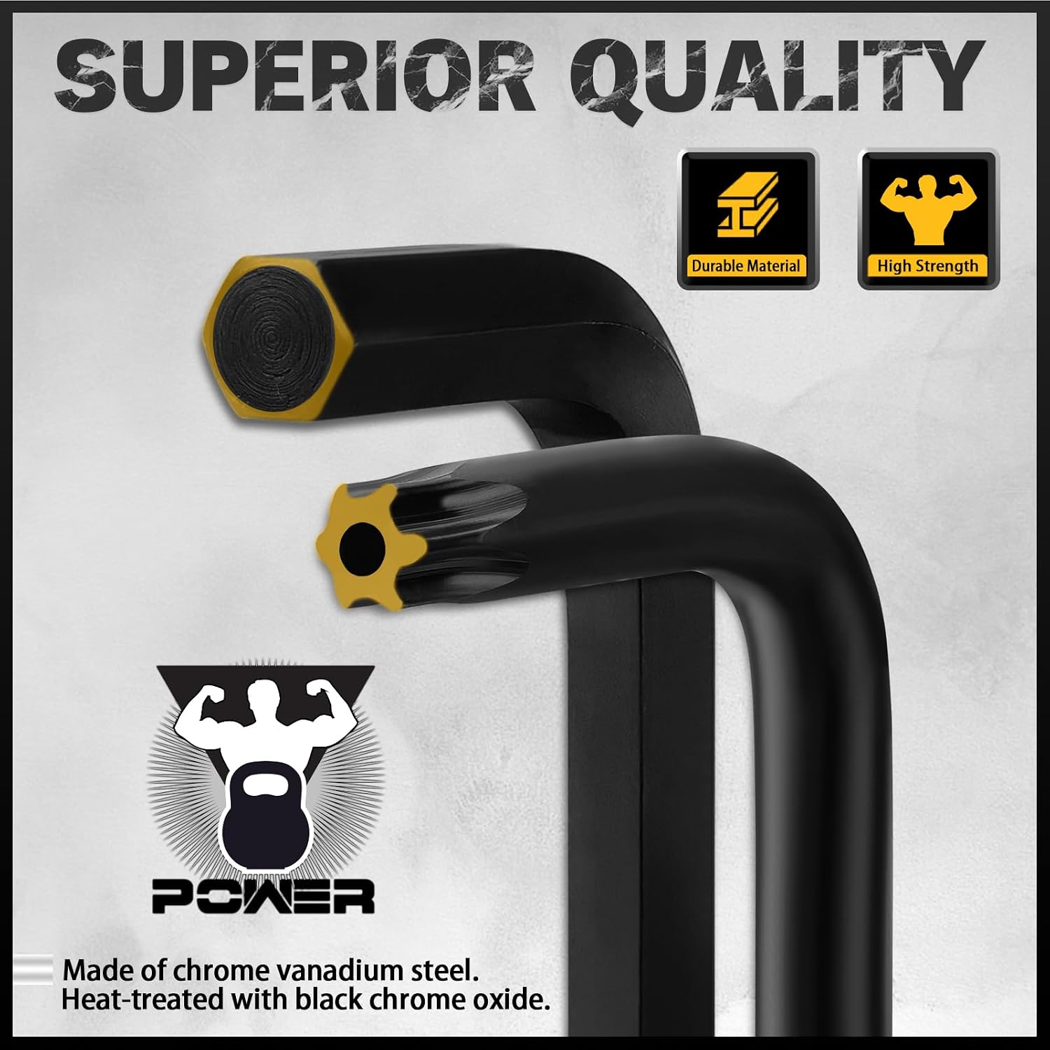 Detalle 2 de ELEAD 70084 41-Piece Hex Key and Torx Set with Torque Handle