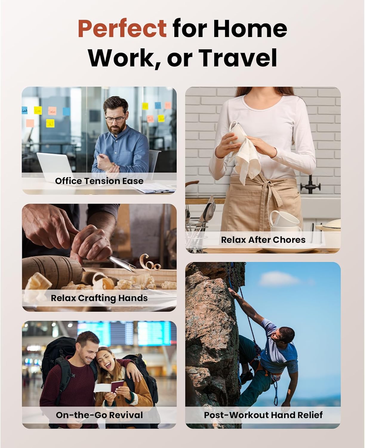 Thumbnail 8 de BOB AND BRAD H60 Masajeador de Manos con Calor y Compresión 💆