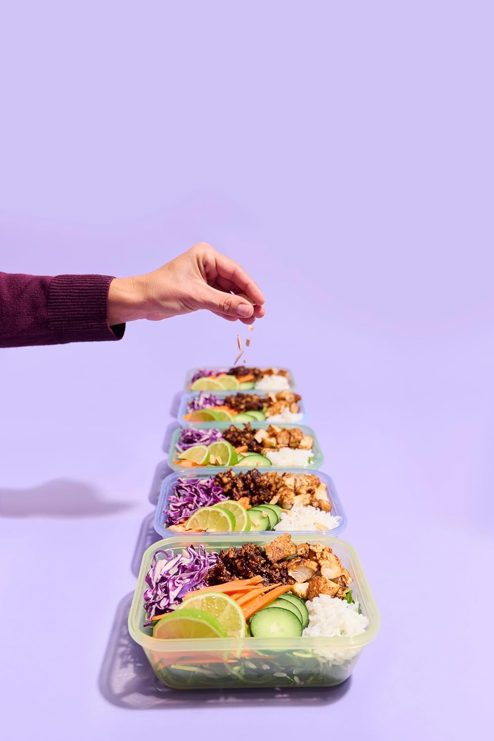 Thumbnail 1 de Ello Snap & Nest 10-Piece Meal Prep Set 🍱