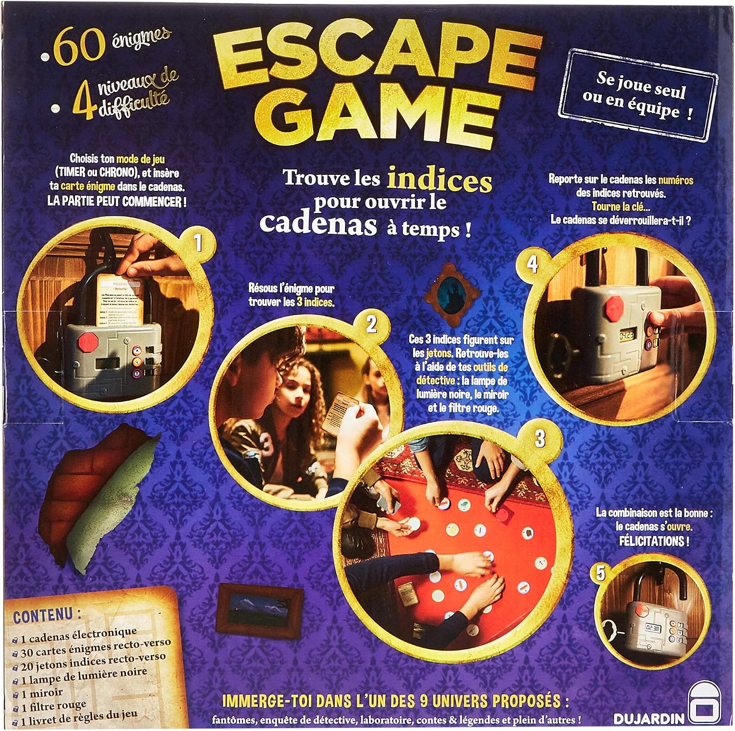 Thumbnail 1 de Dujardin Escape Game – Jeu de société d’action pour enfants et familles