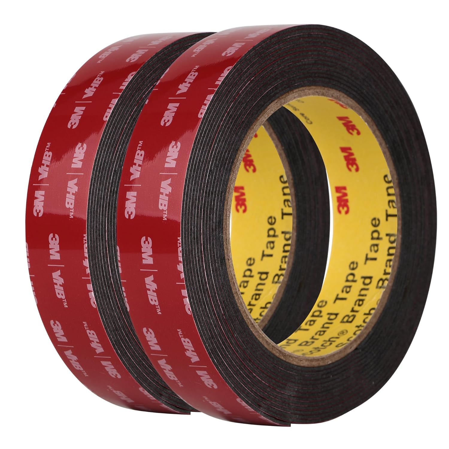 Detalle de Bulina JD59252502 5925 Double-Sided Mounting Tape, Black Foam, 1" x 10 ft