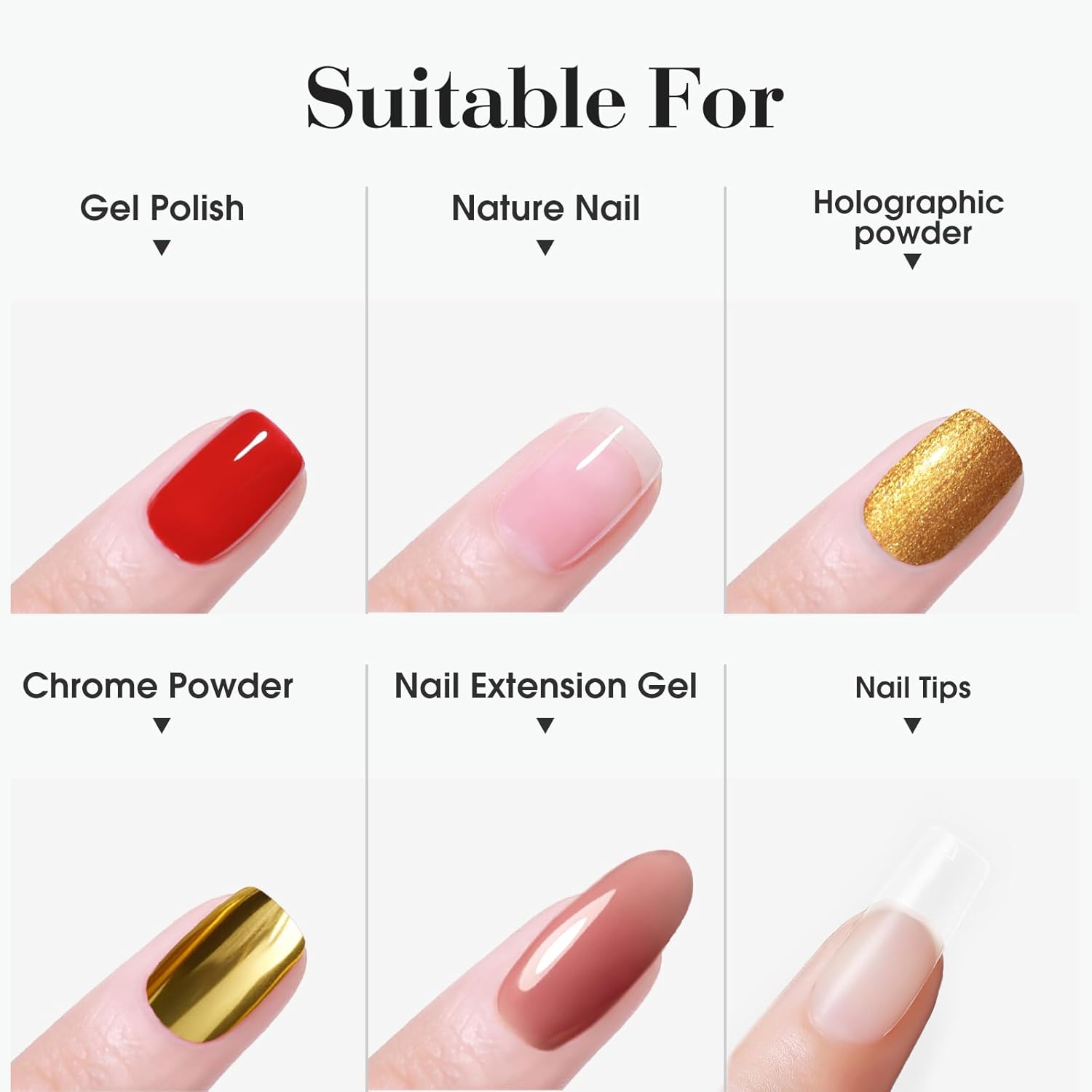 Thumbnail 6 de VENALISA 2 Pcs No Wipe Gel Top Coat Set – High Gloss, Long-Lasting Clear Gel Top Coat