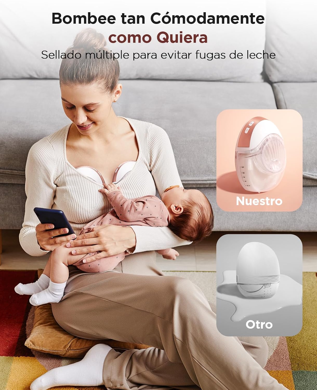 Thumbnail 3 de Haokoo Sacaleches manos libres 205 g