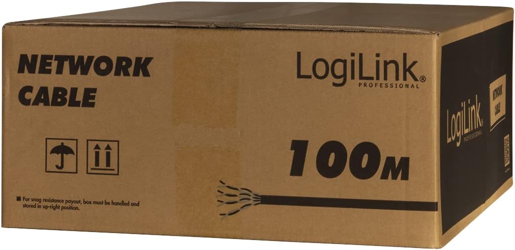 Detalle 2 de LogiLink CPV0063 – kabel instalacyjny CAT 7 1000 MHz, LSZH, AWG23 S/FTP, 100 m
