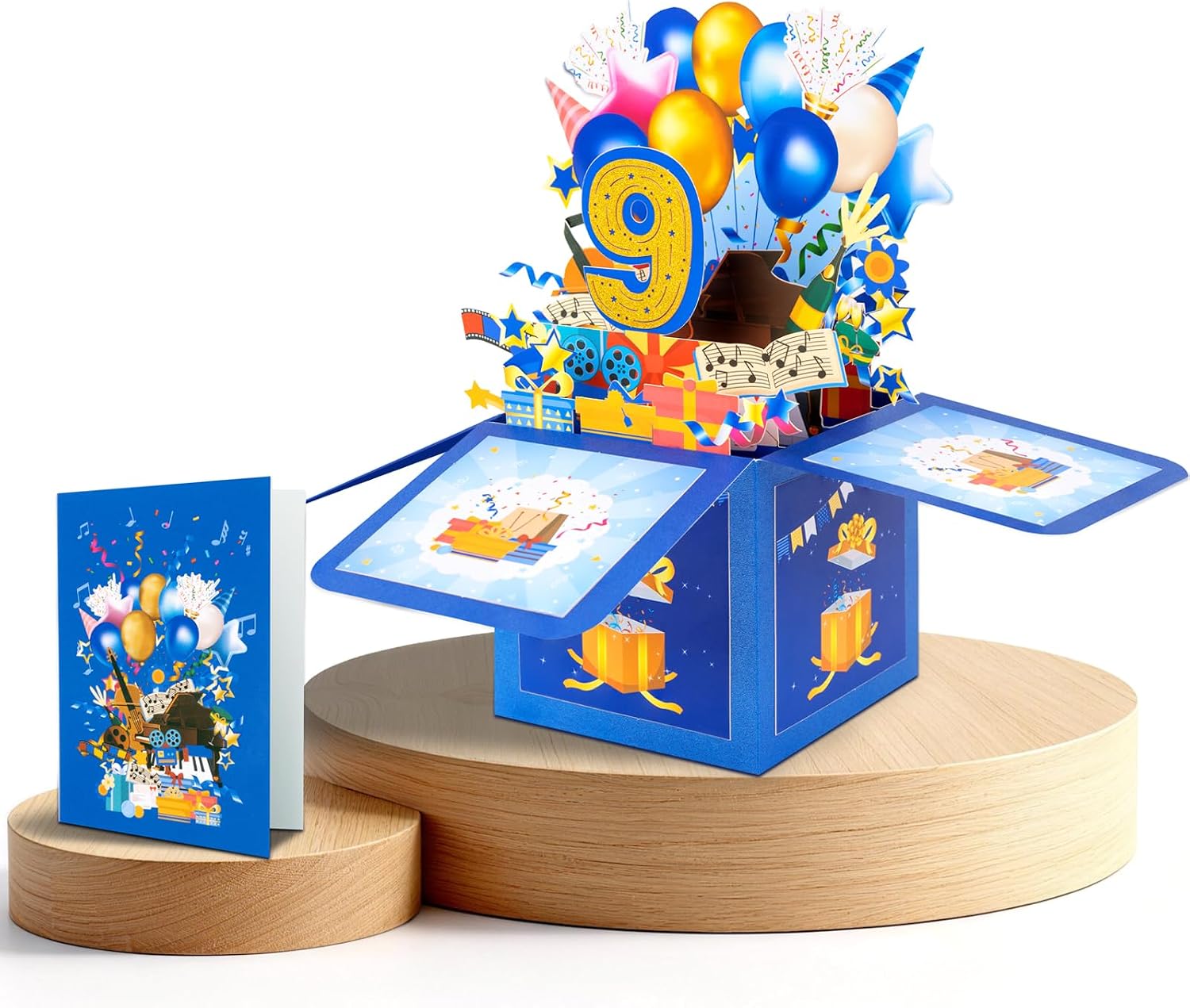 Detalle de QZHIWLP 9th Birthday Pop-Up Card