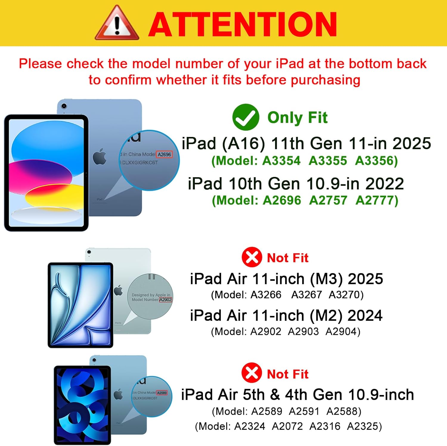 Thumbnail 1 de ProCase Schutzhülle für iPad 11 Zoll (A16, 2025) & iPad 10. Gen 10,9 Zoll (2022) mit Stifthalter, Smart Case – Rosa
