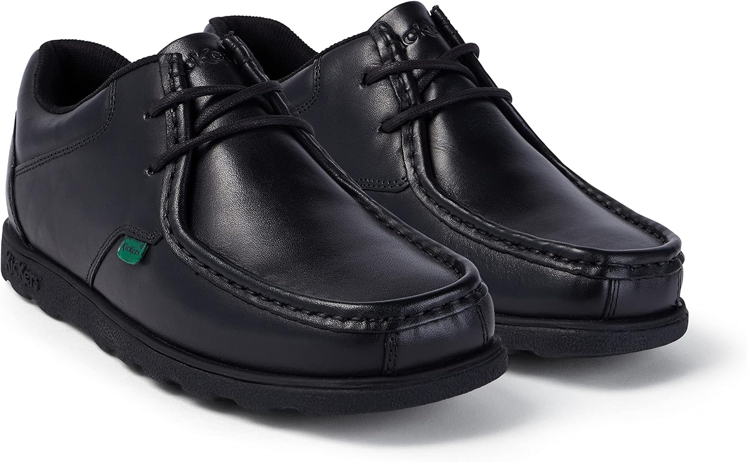 Thumbnail 4 de Kickers Mens Fragma Lace Up Moc Toe Leather Shoes – Black, 6 UK