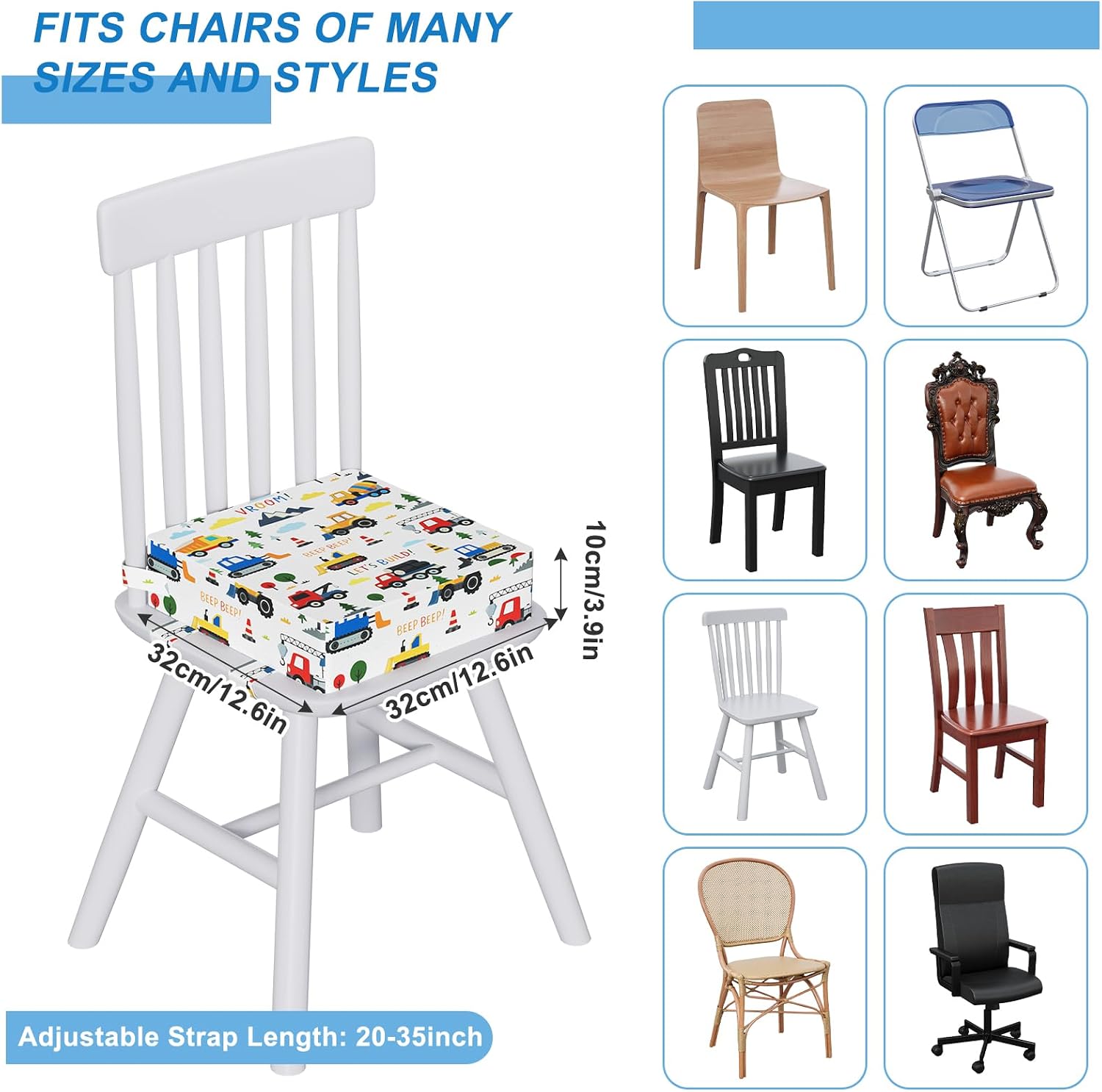 Thumbnail 1 de Capslpad Toddler Booster Seat Cushion for Dining Table