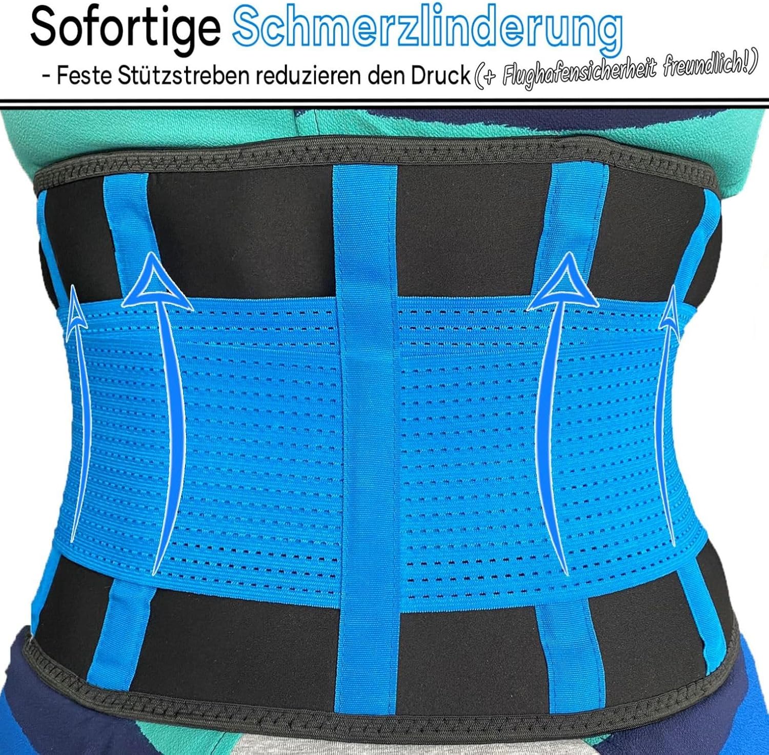 Thumbnail 1 de Rückenbandage Rückenstützgürtel für Lendenwirbel