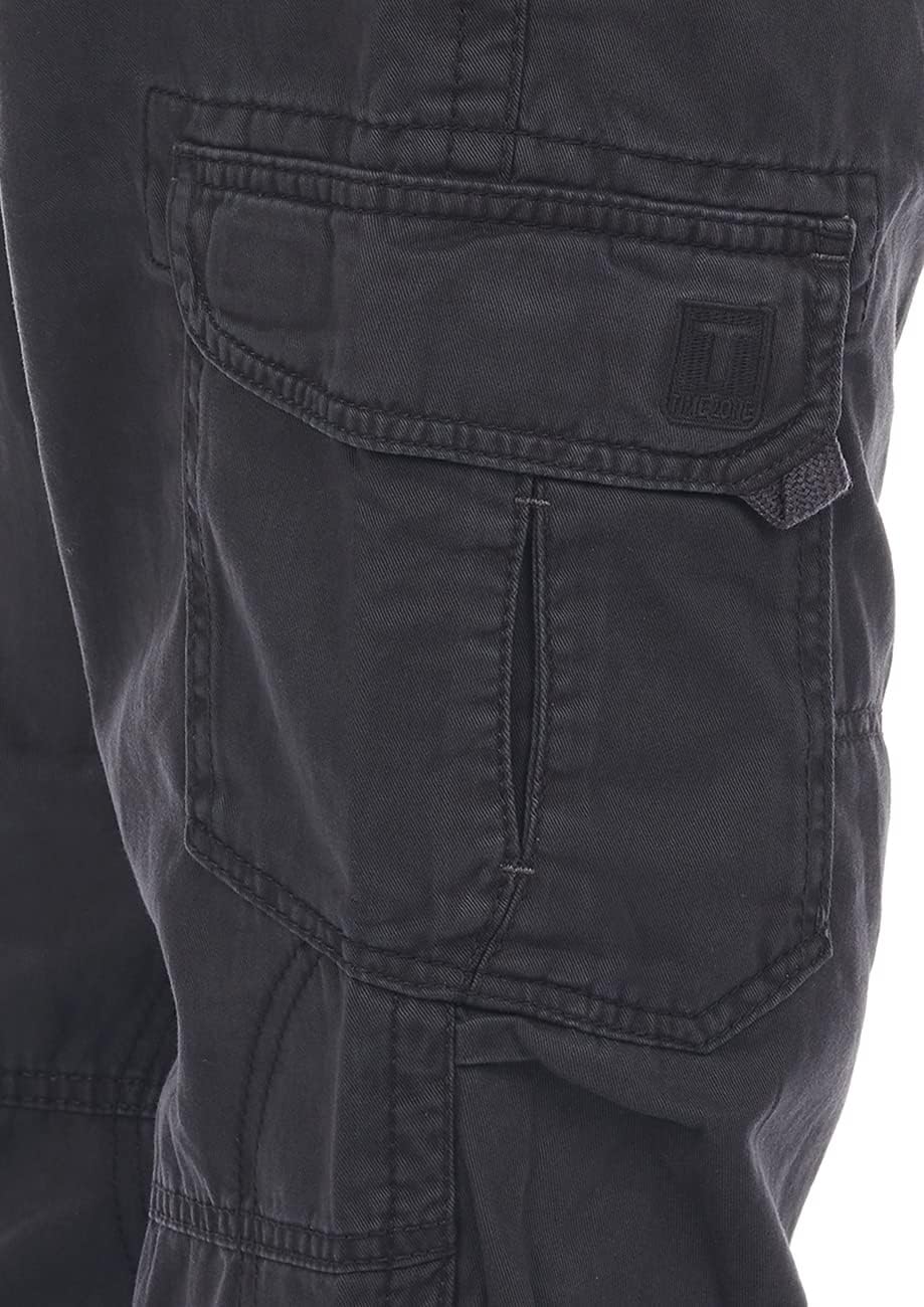 Thumbnail 4 de Timezone Cargohose Herren BenitoTZ mit Gürtel – Loose Fit aus 100% Baumwolle in Beige, Grau & Khaki