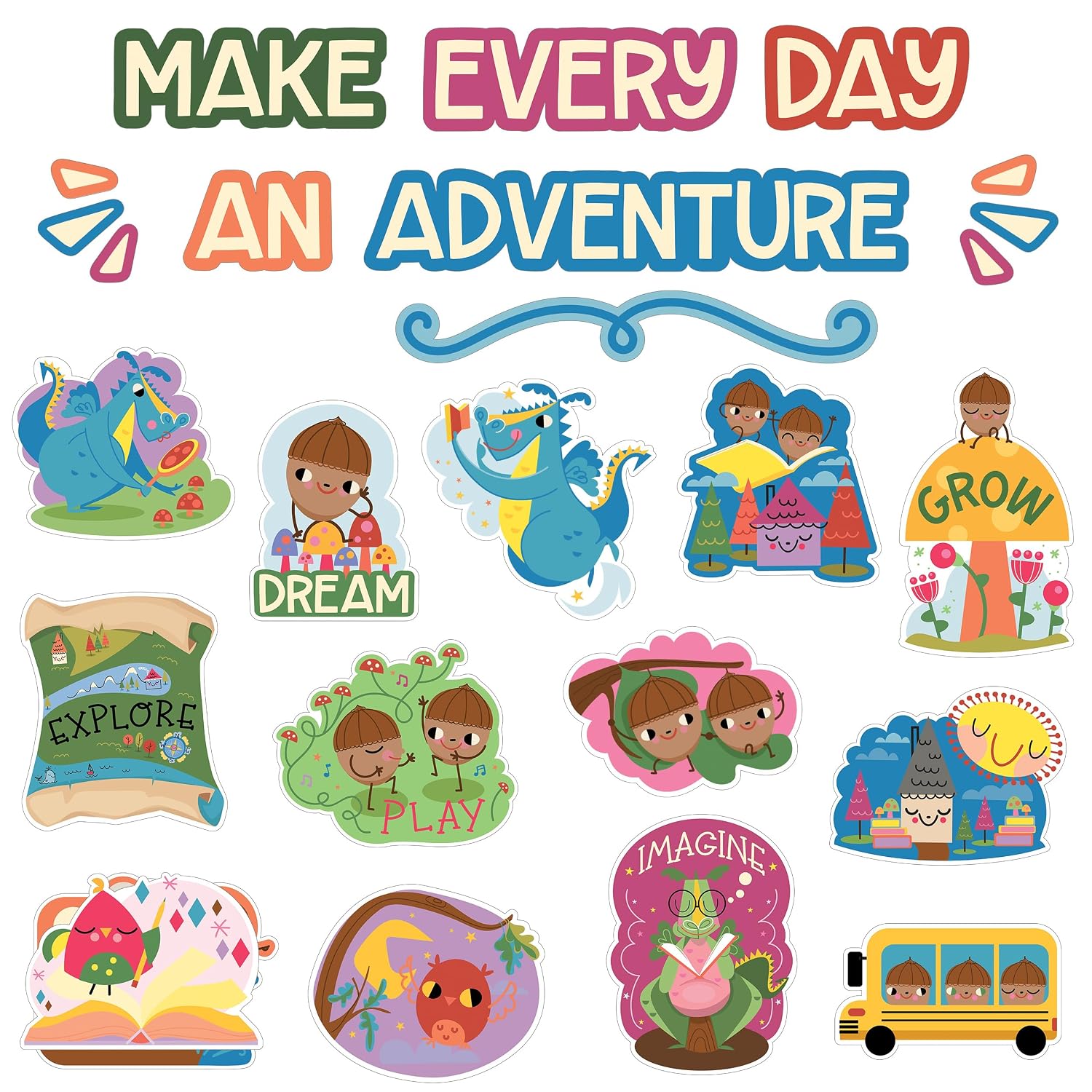Detalle de Carson Dellosa Bulletin Board Set, 32-Piece