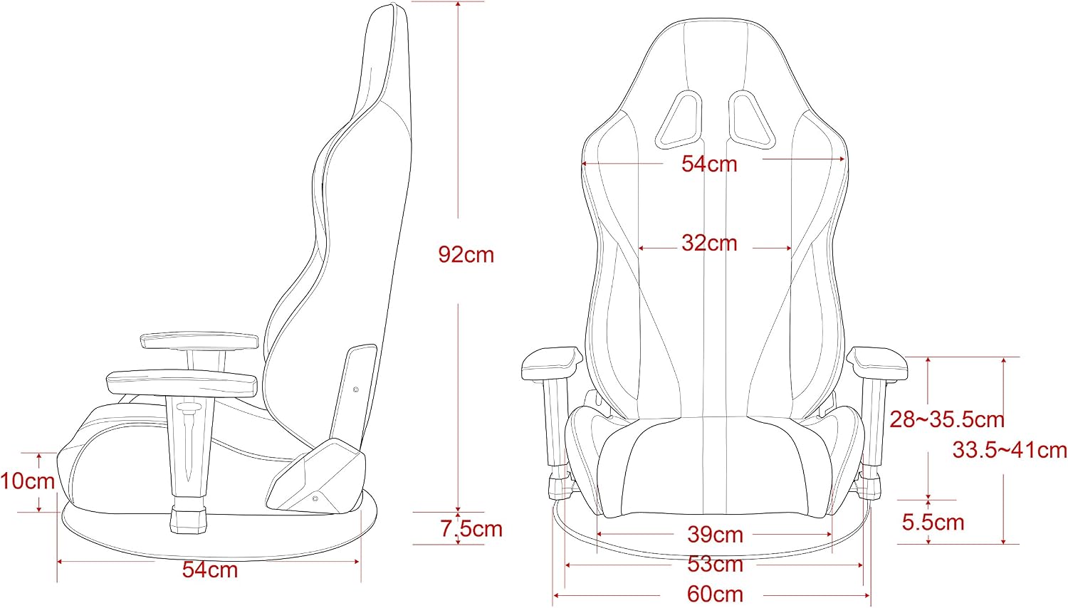 Detalle de AKRacing 極坐V2 AKR-GYOKUZA/V2-GREY ゲーミング座椅子 グレー・180度リクライニング