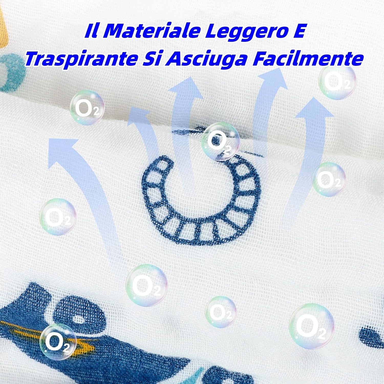 Thumbnail 3 de Maliton Mussole Neonato 50x25 cm