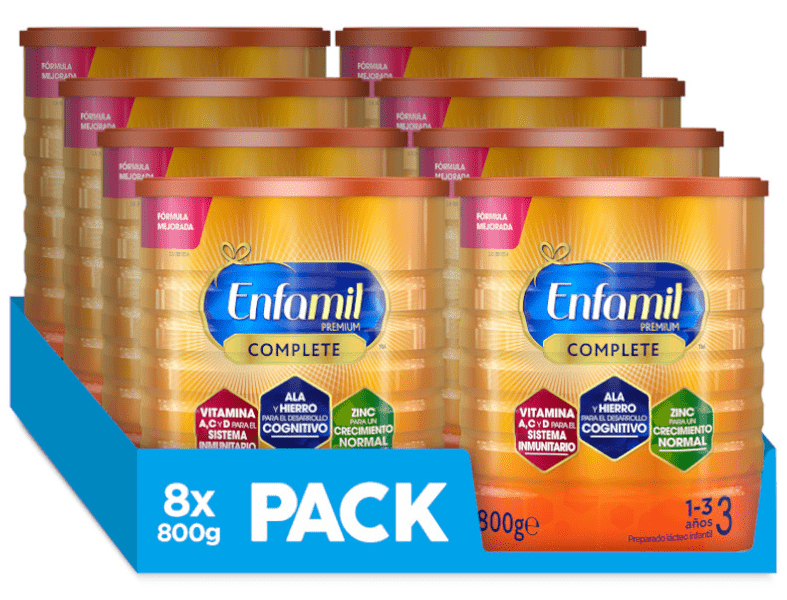 Detalle de Enfamil 3 Premium Complete - 8x800 g