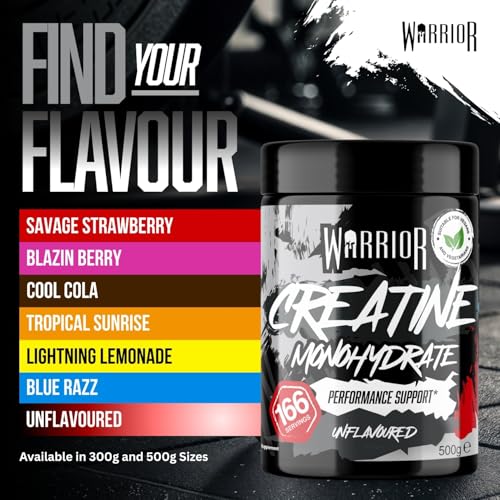 Thumbnail 6 de Warrior Creatine Monohydrate Powder 500g – Pure Micronised, Vegan, UK-Made