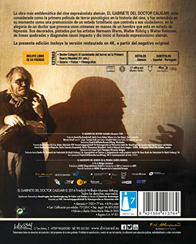 Thumbnail 1 de El gabinete del doctor Caligari (1920) — Blu-ray, 64 pág. 📀