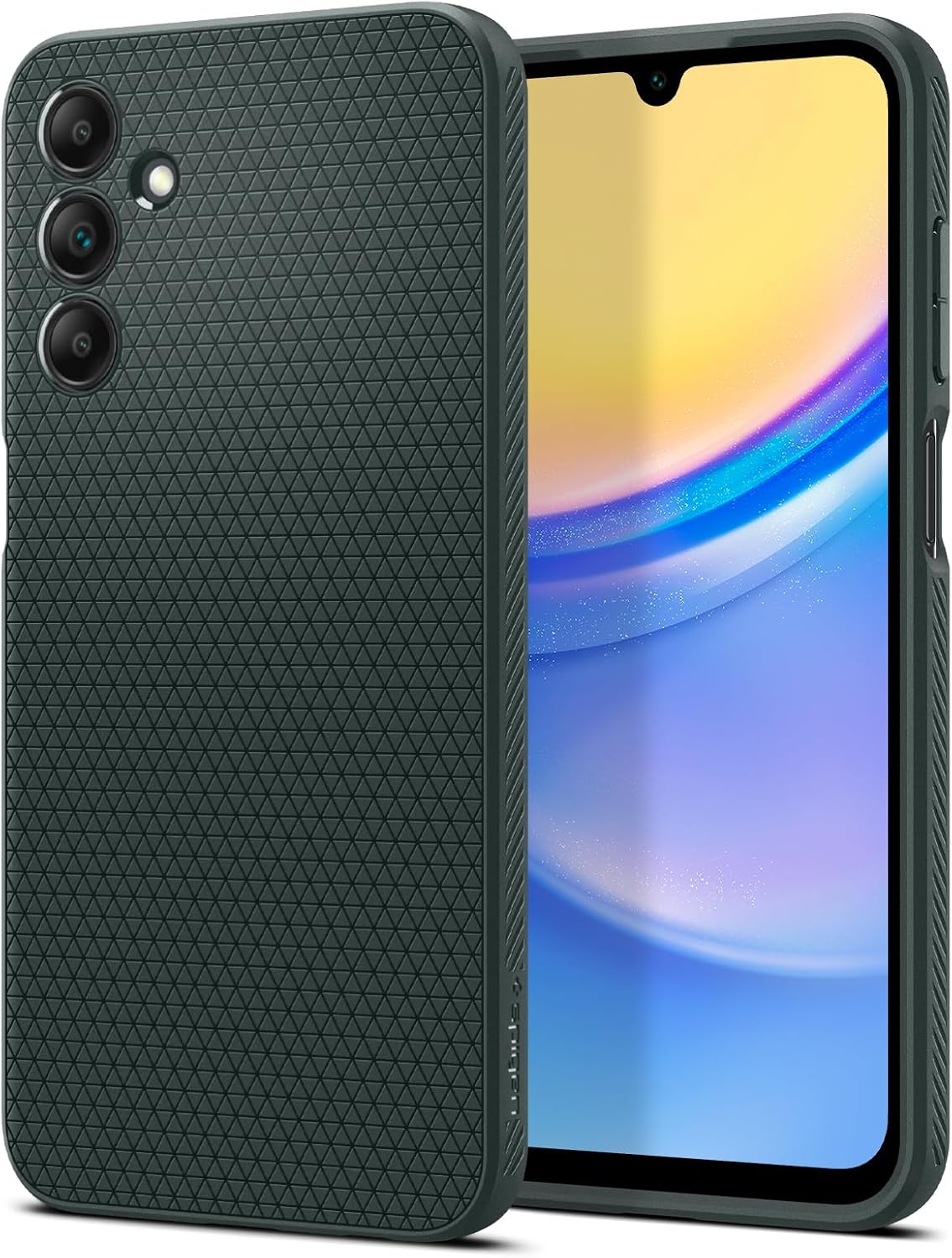 Detalle de Spigen Liquid Air Coque pour Samsung Galaxy A15, souple — Vert