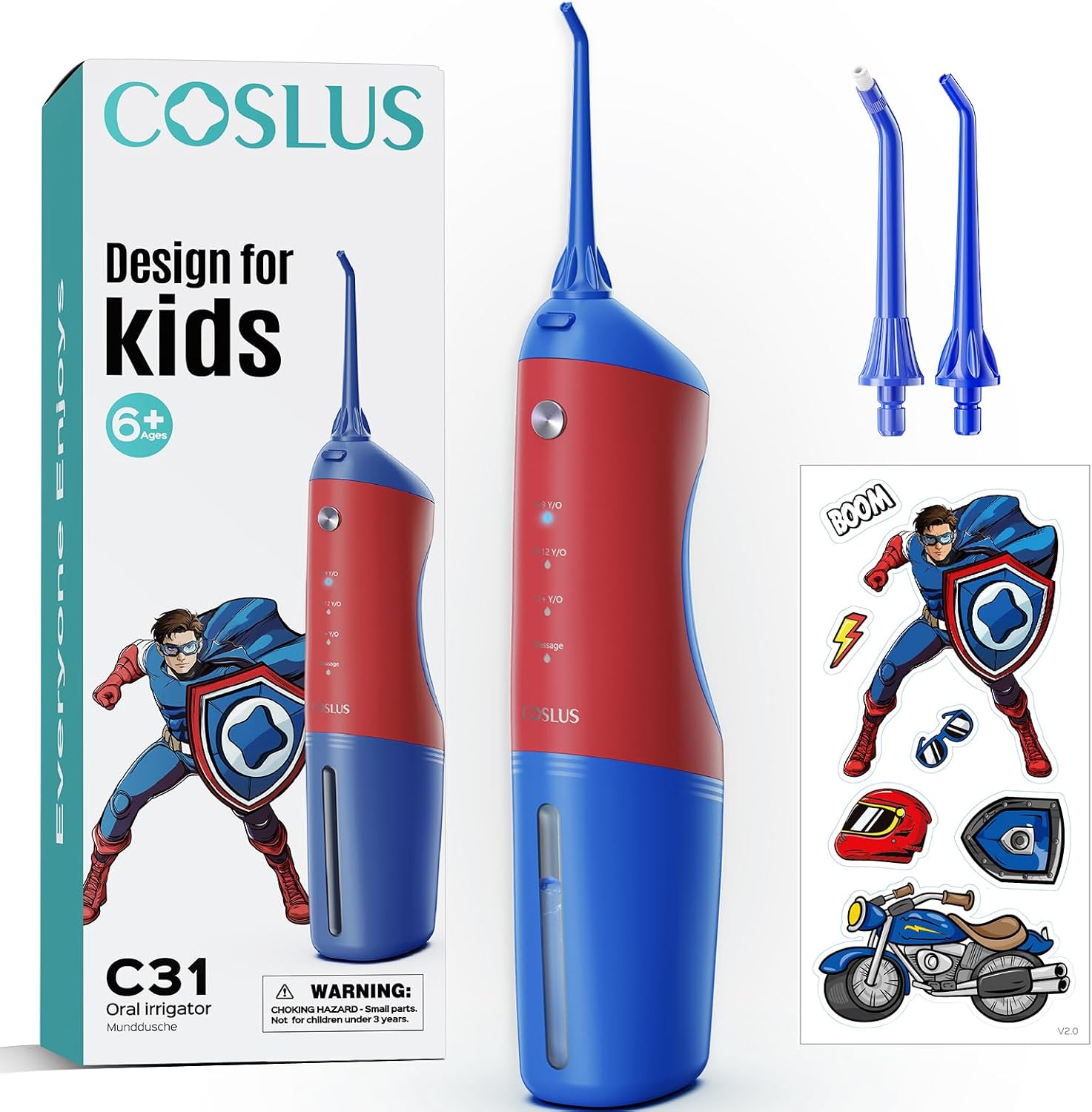 Detalle de COSLUS Kids Water Flosser C31