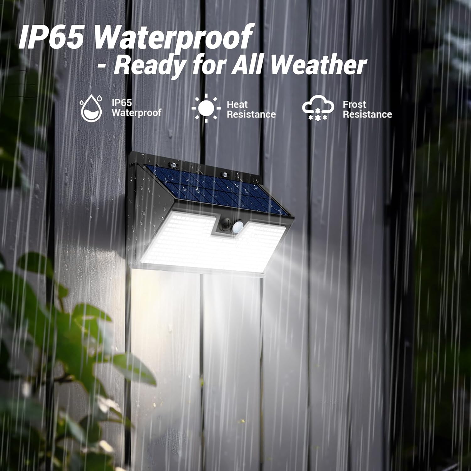 Thumbnail 4 de 4 Pack Solar Security Lights Outdoor Motion Sensor