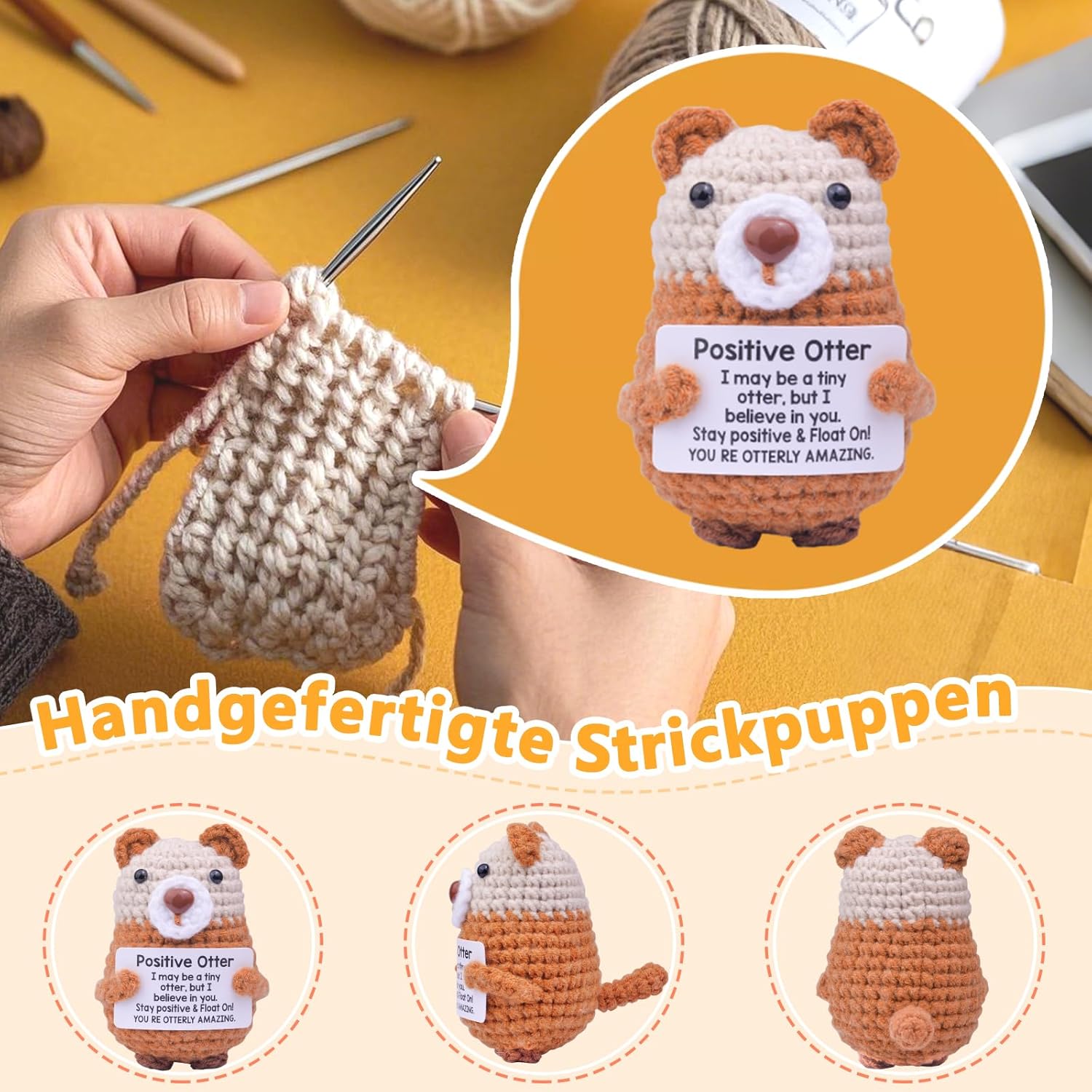 Thumbnail 2 de Pocket Hug Positive Tiere Sonnenliebe