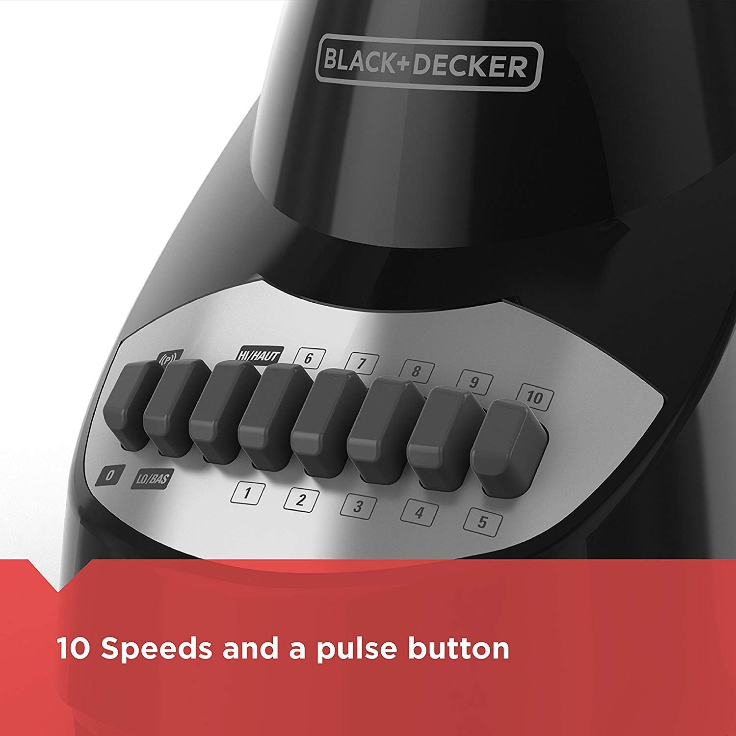 Thumbnail 3 de BLACK+DECKER Blender BL2010BG 6-Cup Glass
