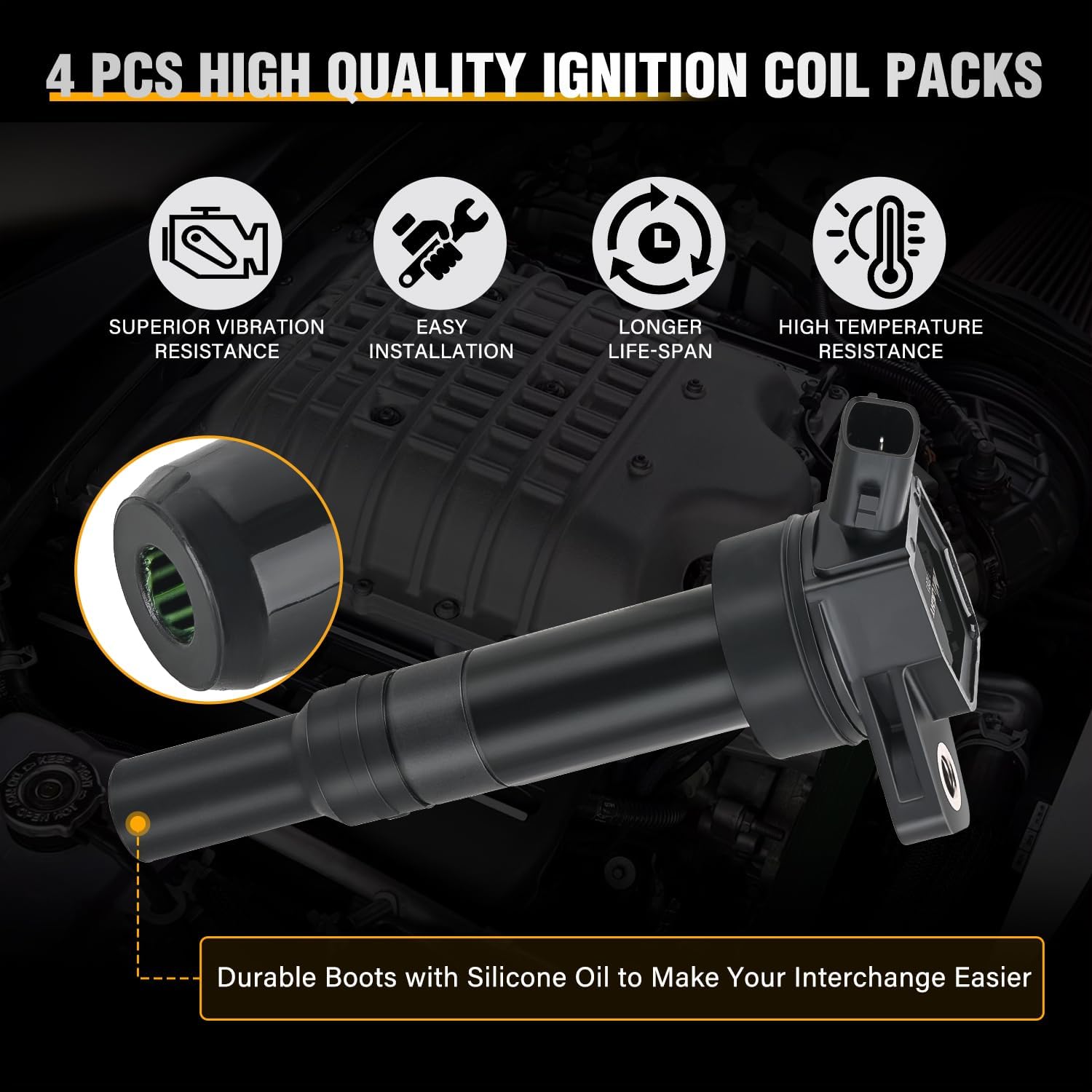 Thumbnail 1 de Nilight Ignition Coils UF651 4-pack 🛠