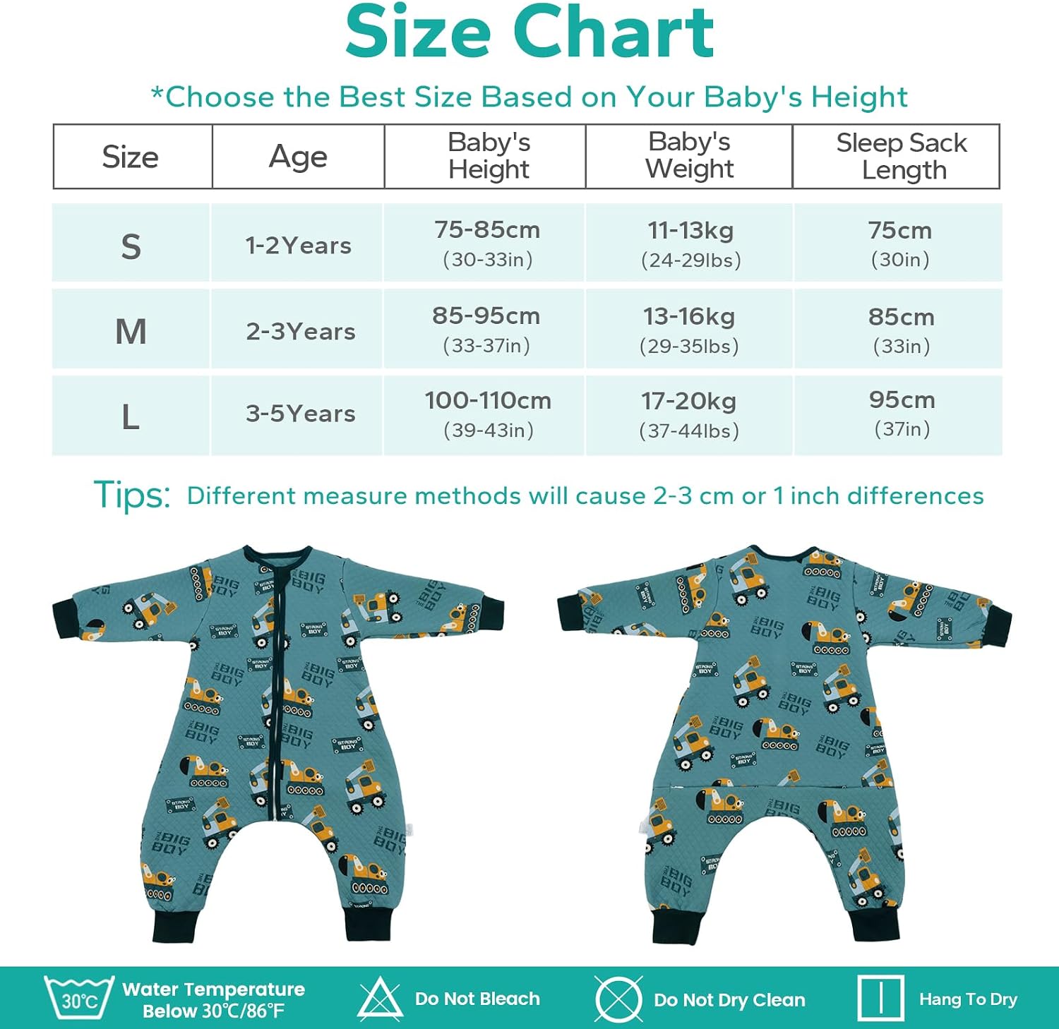 Detalle 2 de Toddler sleeping bag 1.5 TOG, 2-3 years