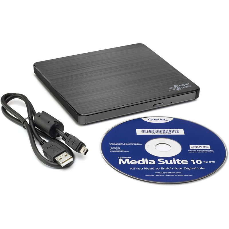 Thumbnail 1 de LG Grabadora DVD Ultra Slim Externa USB Negra