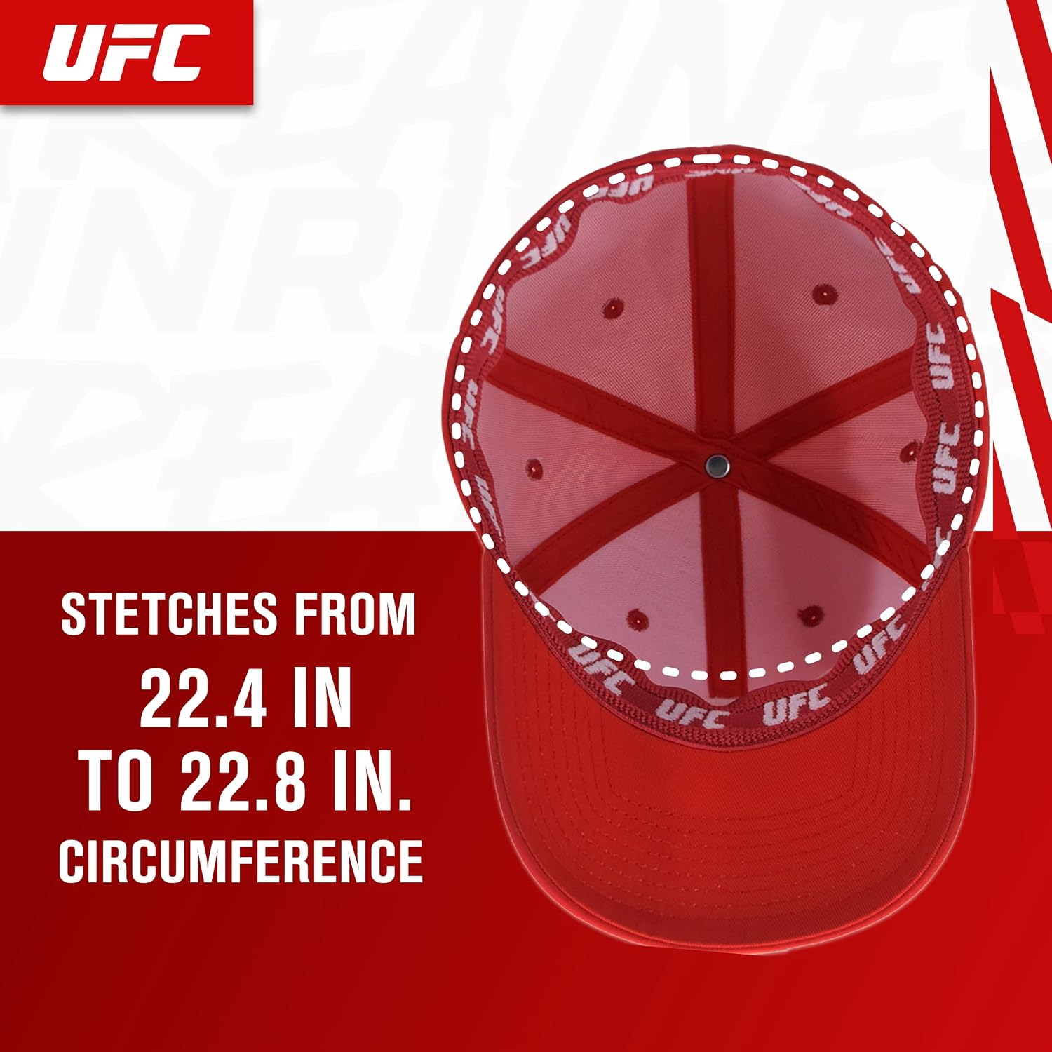 Thumbnail 4 de Concept One UFC Baseball Cap, One Size