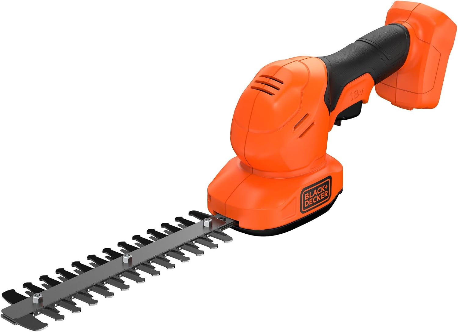 Detalle de BLACK+DECKER Combo 2 en 1 Scupte-Haies et Cisaille à Gazon - 18V (BCSS18B-XJ) sans Batterie ni Chargeur
