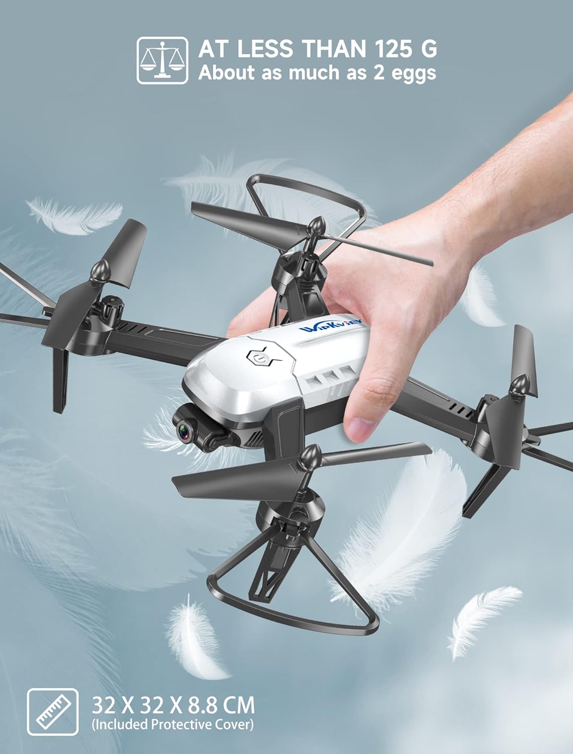Thumbnail 3 de Wipkviey T6 Drone with Camera (1080P HD) – Long-distance FPV quadcopter for adults and beginners