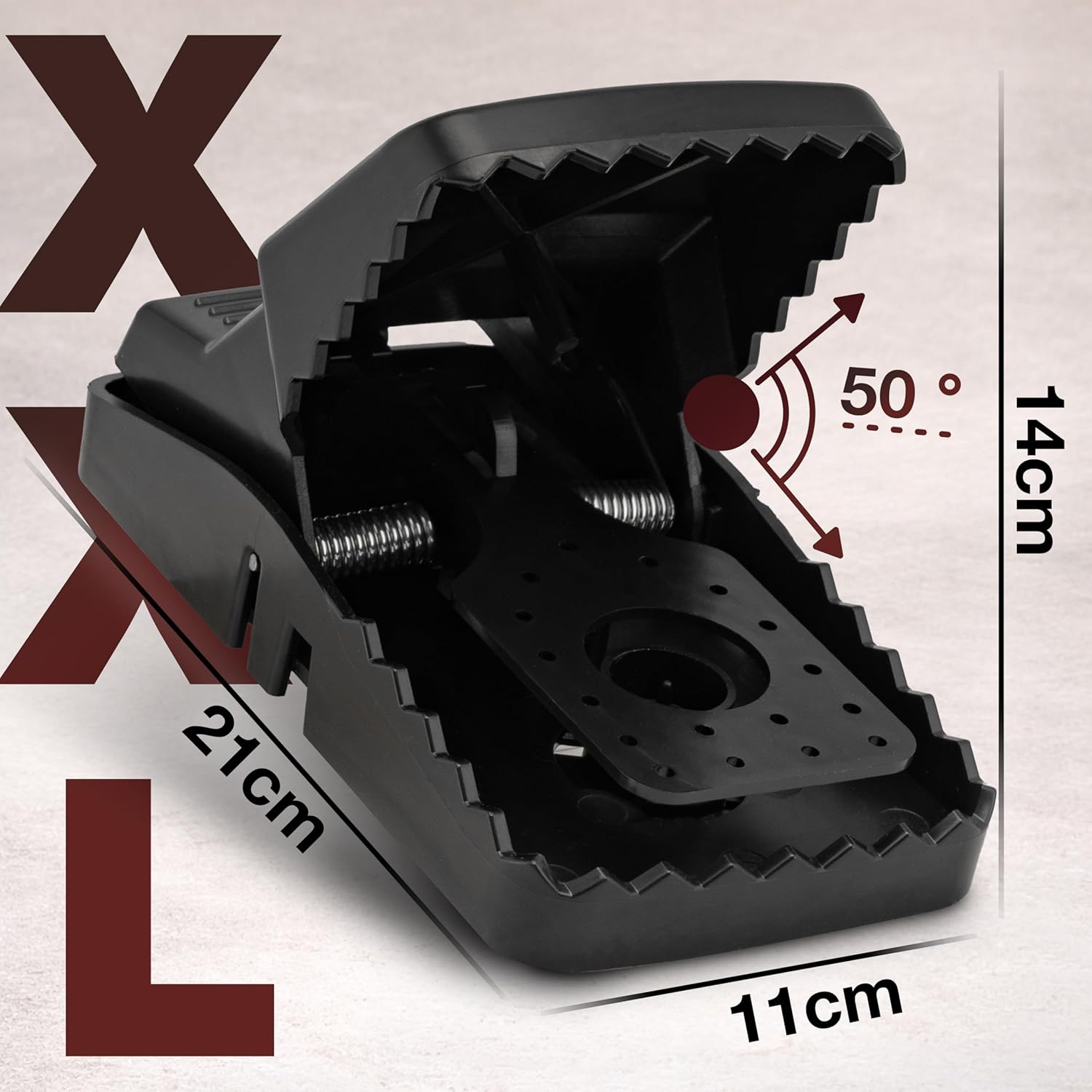 Thumbnail 1 de XXL Rattenfalle 21 cm (2er Pack) – große Schlagfalle für Ratten, wiederverwendbar