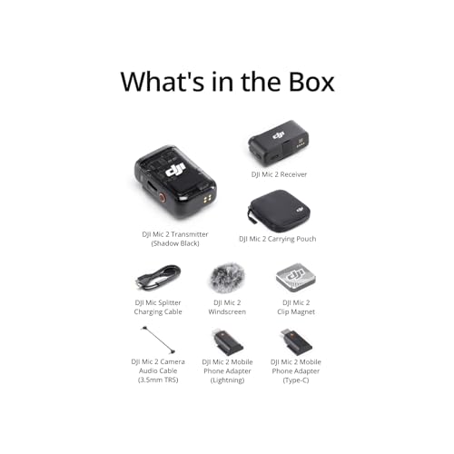 Thumbnail 9 de DJI Mic 2 (1 TX + 1 RX): Wireless Microphone System