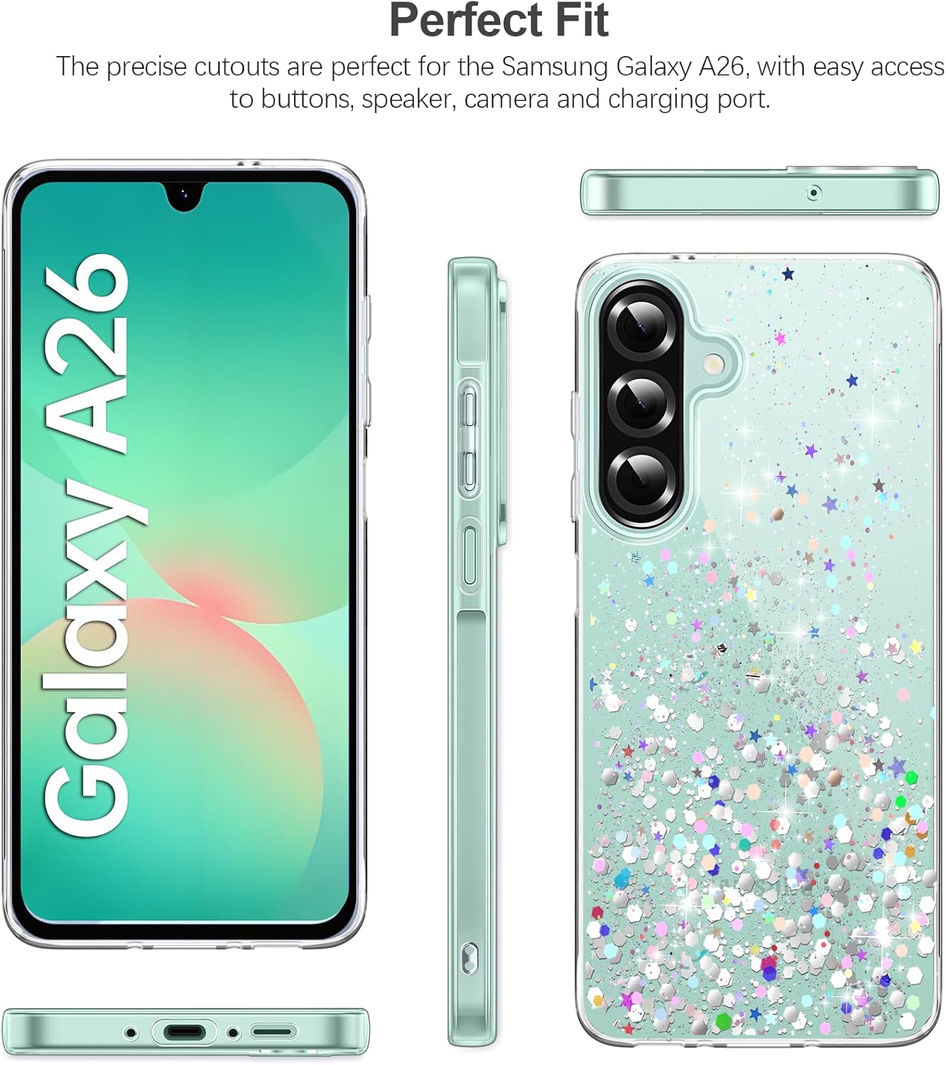 Thumbnail 5 de Galaxy A26 5G glitter case, TPU TPU