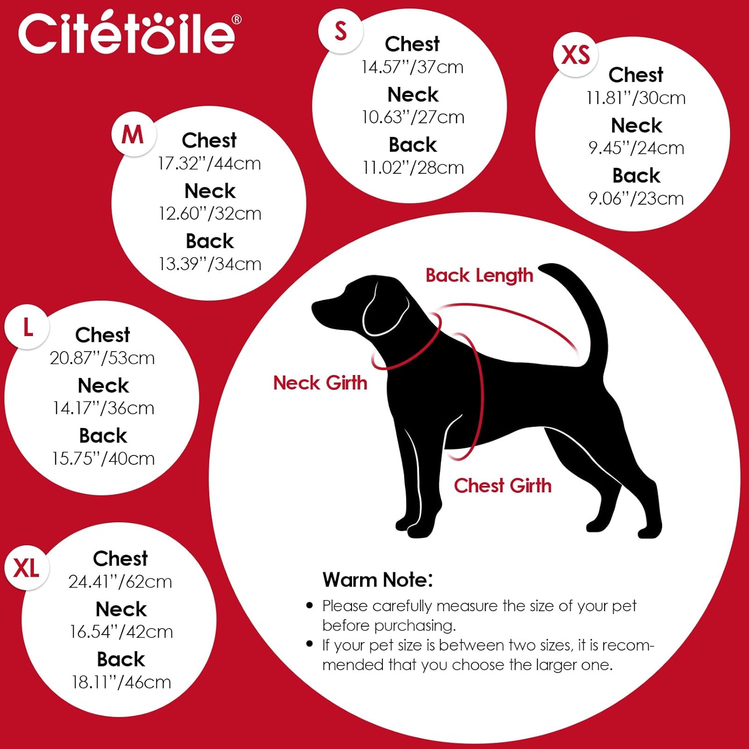 Thumbnail 2 de CITÉTOILE Winter Dog Jumper L
