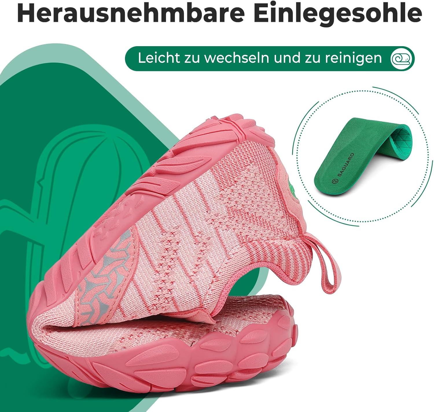 Thumbnail 5 de SAGUARO Knit Barfußschuhe – rutschfest, Zero-Drop, Gr. 36–48