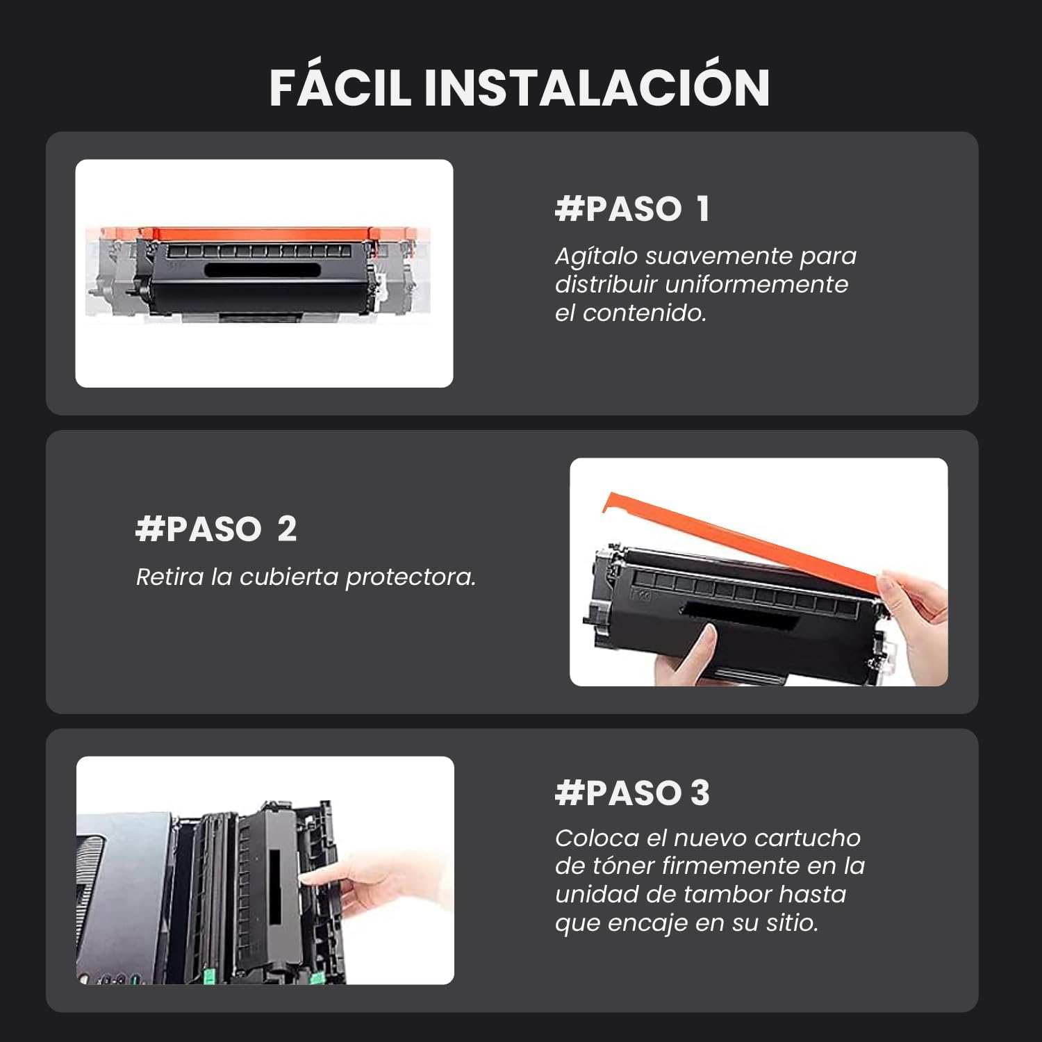 Thumbnail 6 de Toner Pack TN1050 Compatible Brother DCP-HL (2 unidades) 🖨
