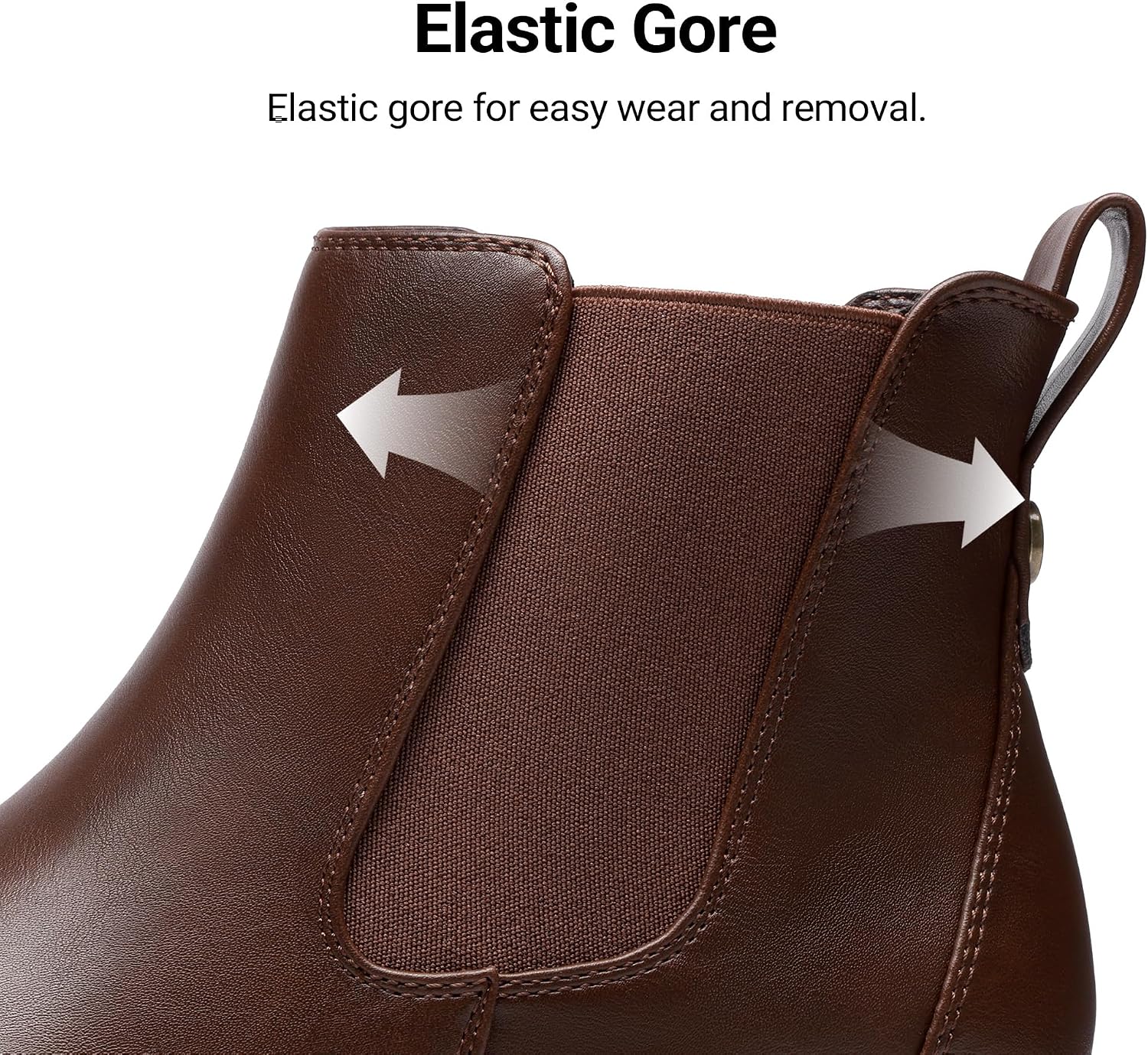Detalle 2 de DREAM PAIRS Chelsea Ankle Boots in Synthetic Leather