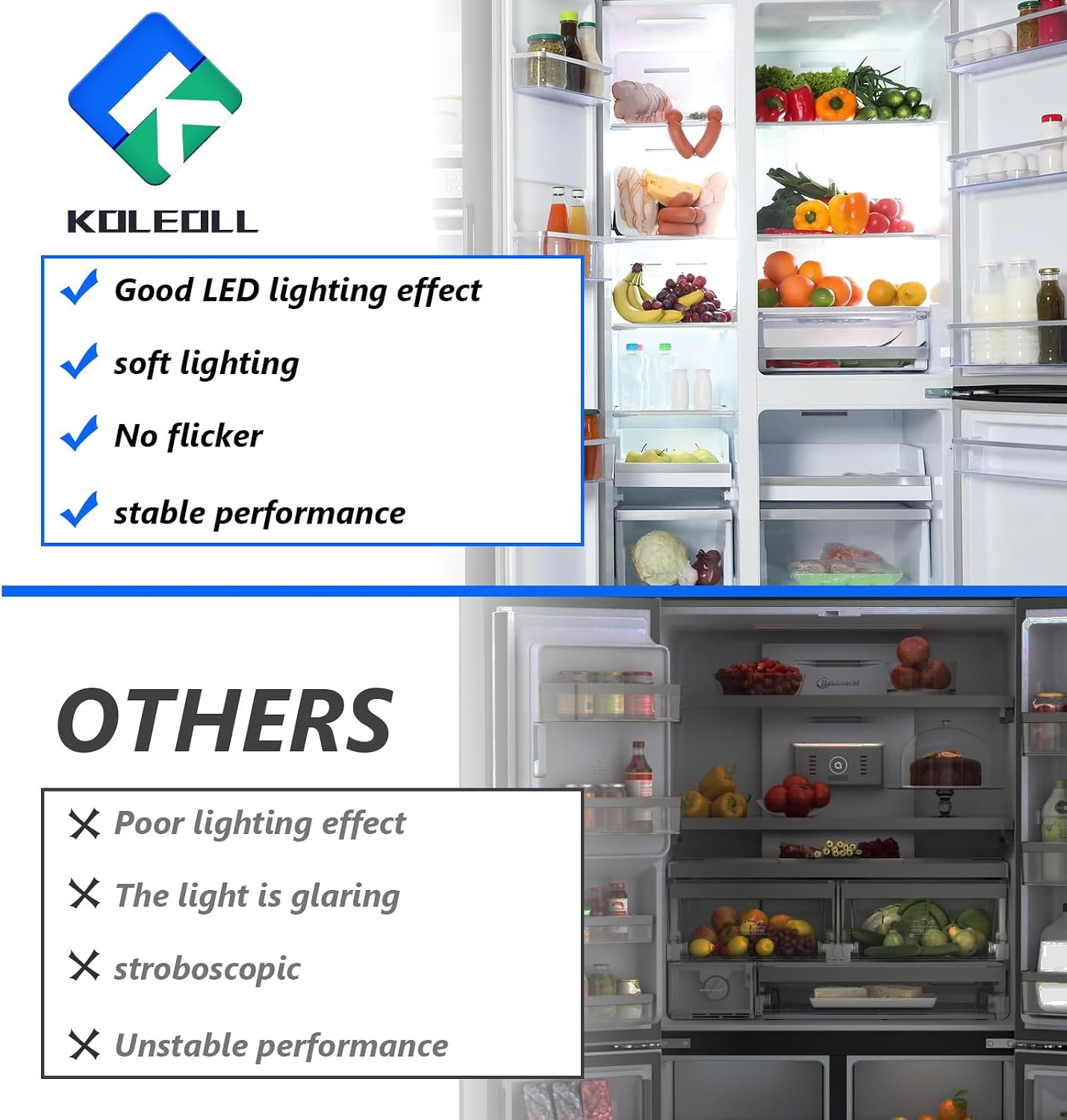 Thumbnail 5 de KOLEOLL W11462342 Refrigerator LED Light Replacement for Select Whirlpool Models