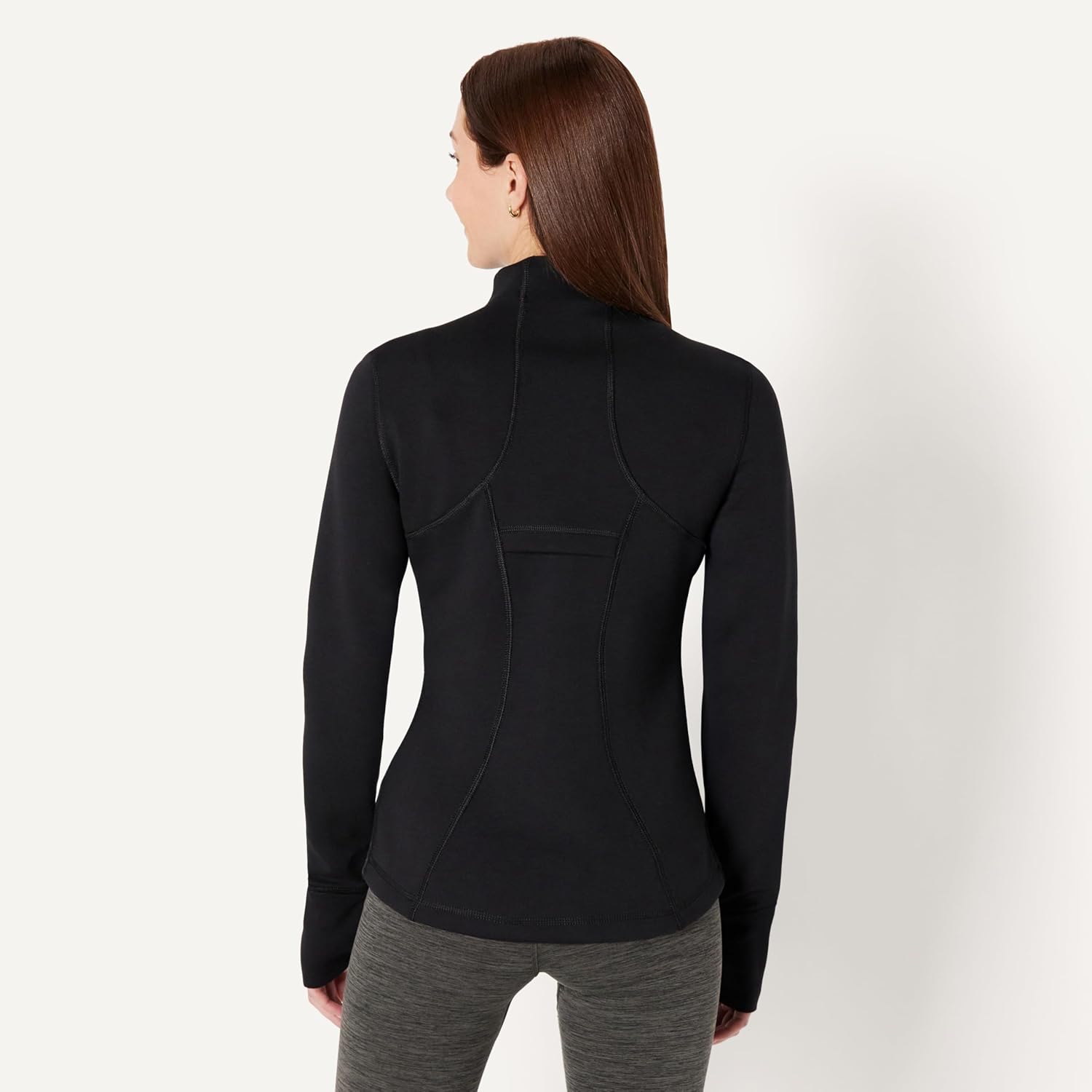 Detalle de Amazon Essentials Women's Active Sweat Slim-Fit Zip-Through Jacket